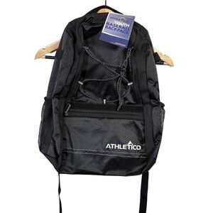 Athletico Youth Baseball Backpack Black Bat Bag New w/ Tags